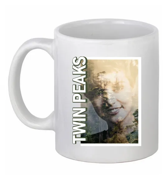 Чашка керамическая Твін Пікс Белый фото