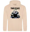 Чоловіча толстовка (худі) Fire with me Twin Peaks Пісочний фото