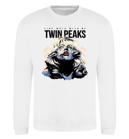 Свитшот Fire with me Twin Peaks Белый фото