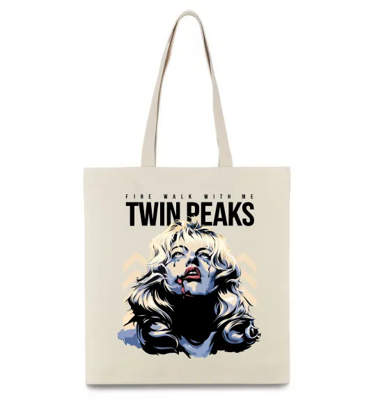Эко-сумка Fire with me Twin Peaks Бежевый фото