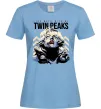 Женская футболка Fire with me Twin Peaks Голубой Женская футболка Fire with me Twin Peaks Голубой фото