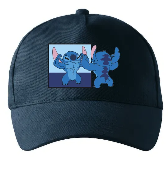 Кепка Стіч у дзеркалі Темно-синий фото