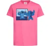 Детская футболка Стіч у дзеркалі Ярко-розовый фото