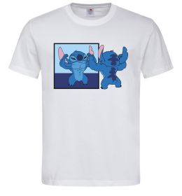 Мужская футболка Стіч у дзеркалі