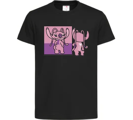 Детская футболка Енджел в дзеркалі Черный фото