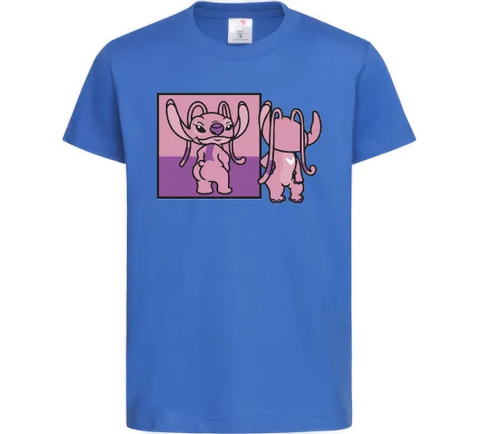 Детская футболка Енджел в дзеркалі Ярко-синий фото