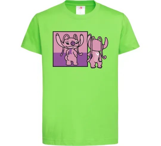 Детская футболка Енджел в дзеркалі Лаймовый фото