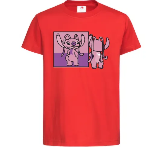 Детская футболка Енджел в дзеркалі Красный фото