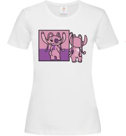 Женская футболка Енджел в дзеркалі