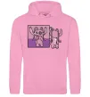 Женская толстовка (худи) Енджел в дзеркалі Розовый фото