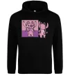 Женская толстовка (худи) Енджел в дзеркалі Черный фото