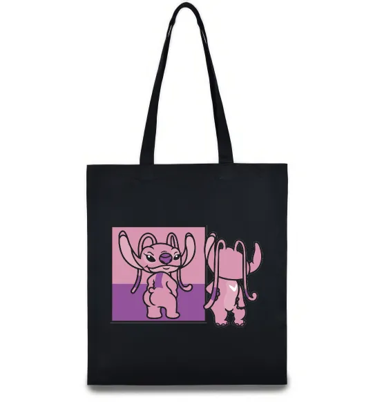 Эко-сумка Енджел в дзеркалі Черный фото