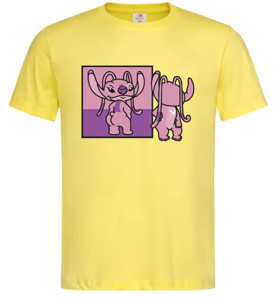 Мужская футболка Енджел в дзеркалі Лимонный фото