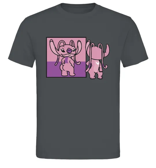 Мужская футболка Енджел в дзеркалі Графит фото