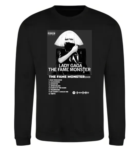 Свитшот Lady Gaga Fame monster Черный фото