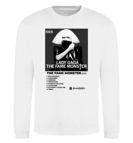 Свитшот Lady Gaga Fame monster Белый фото