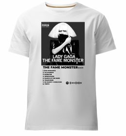 Мужская премиум футболка Lady Gaga Fame monster