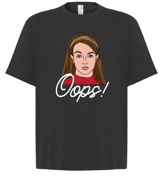 Футболка Оверсайз Britney Oops Черный фото