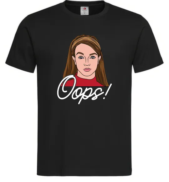 Мужская футболка Britney Oops Черный фото