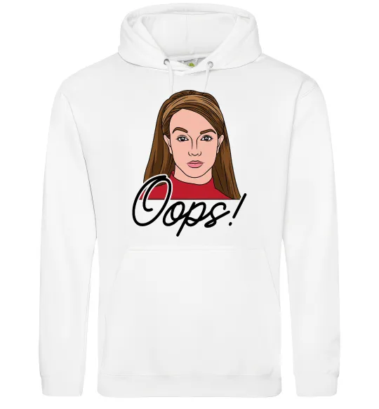 Мужская толстовка (худи) Britney Oops Белый фото