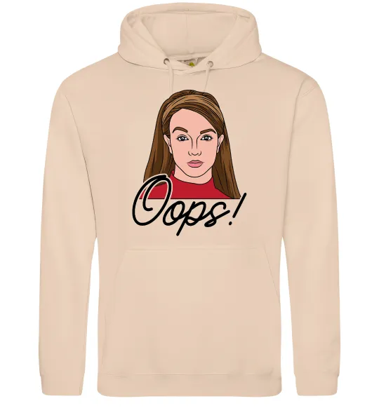Мужская толстовка (худи) Britney Oops Песочный фото
