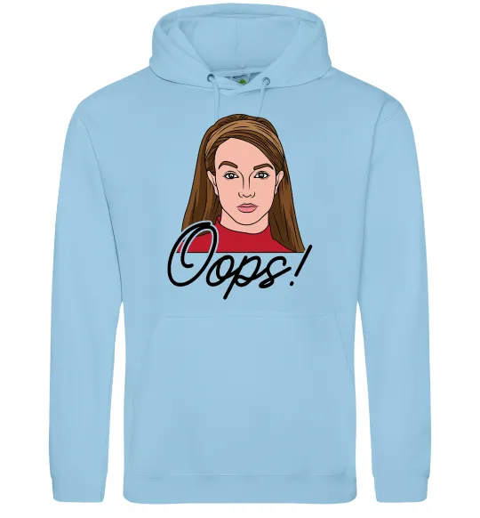 Мужская толстовка (худи) Britney Oops Голубой фото