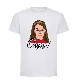 Дитяча футболка Britney Oops Білий фото