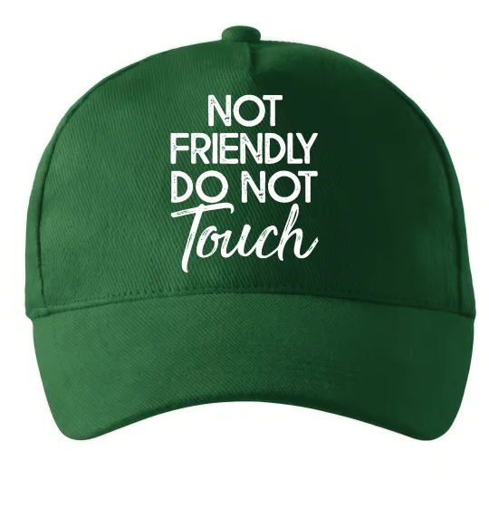 Кепка Do not touch Темно-зеленый фото