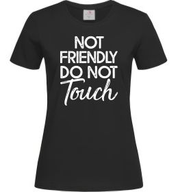 Женская футболка Do not touch