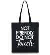 Эко-сумка Do not touch Черный Эко-сумка Do not touch Черный фото