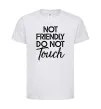 Дитяча футболка Do not touch Білий фото