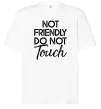 Футболка Оверсайз Do not touch Белый фото