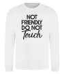 Свитшот Do not touch Белый Свитшот Do not touch Белый фото
