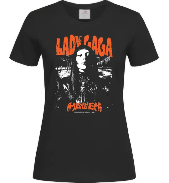 Женская футболка Mayhem Lady Gaga Черный фото