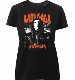 Женская премиум футболка Lana Del Rey Черный фото