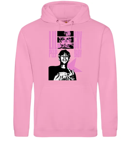Женская толстовка (худи) Lil Peep Cry Baby Розовый фото