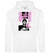Женская толстовка (худи) Lil Peep Cry Baby Белый фото