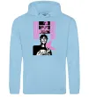 Женская толстовка (худи) Lil Peep Cry Baby Голубой фото