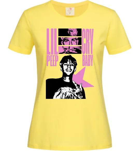 Женская футболка Lil Peep Cry Baby Лимонный фото