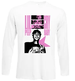 Лонгслив Lil Peep Cry Baby Белый фото