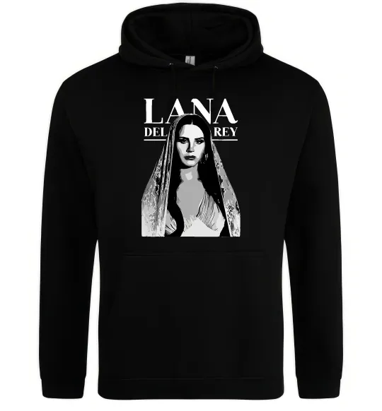 Мужская толстовка (худи) Lana Del Rey Черный фото