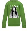 Детский Свитшот Lana Del Rey Лаймовый фото
