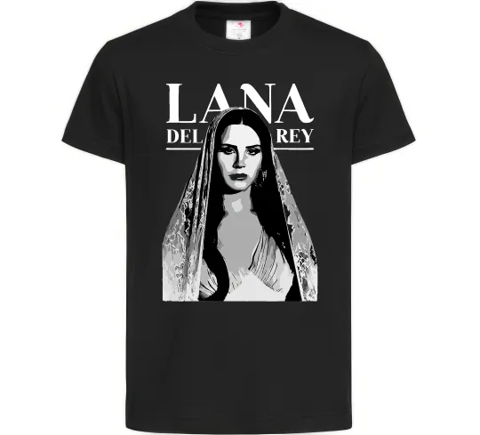 Дитяча футболка Lana Del Rey Чорний фото