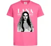 Дитяча футболка Lana Del Rey Яскраво-рожевий фото