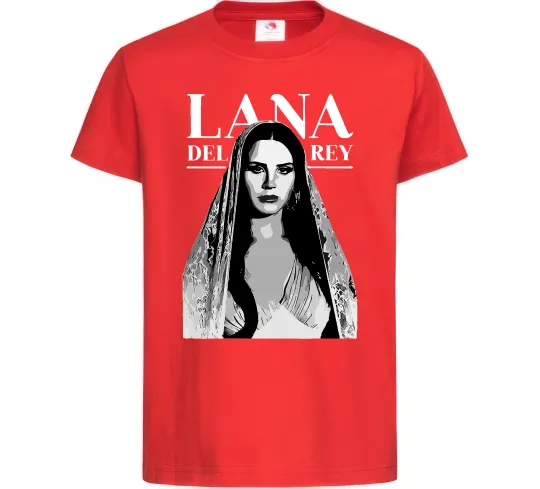 Дитяча футболка Lana Del Rey Червоний фото