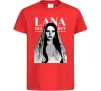 Дитяча футболка Lana Del Rey Червоний фото