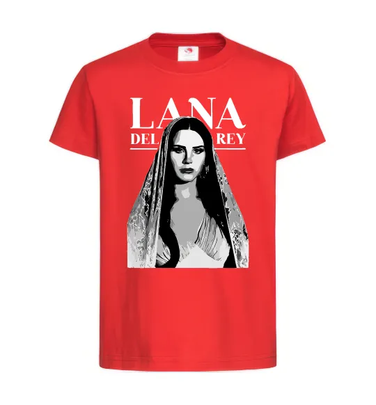 Дитяча футболка Lana Del Rey Червоний фото
