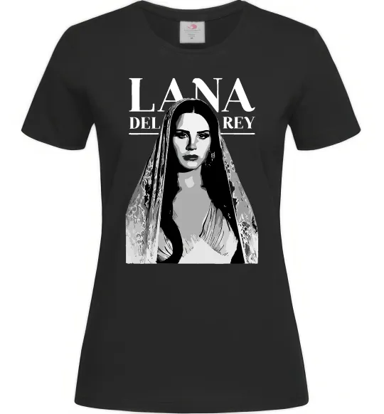 Жіноча футболка Lana Del Rey Чорний фото