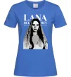 Жіноча футболка Lana Del Rey Яскраво-синій Жіноча футболка Lana Del Rey Яскраво-синій фото