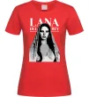 Жіноча футболка Lana Del Rey Червоний Жіноча футболка Lana Del Rey Червоний фото